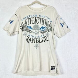 Affliction American Customs Midnight Rambler Tee Shirt Size 2X Y2K Jesse Pinkman